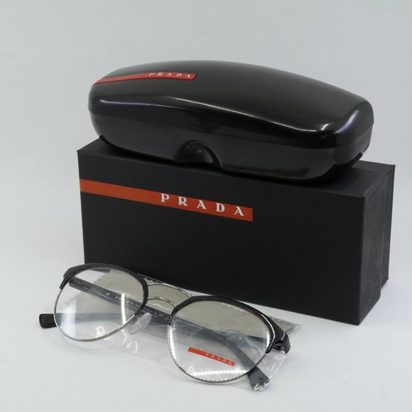 FINAL PRICE NEW PRADA SPORT PS52HV 7AX1O1 BLACK EYEGLASSES - Picture 9 of 9